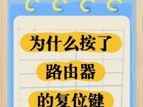 路由器复位后的设置教程（如何重新设置你的路由器）