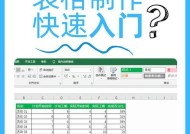 新手自学表格制作（从入门到精通）