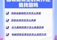 如何恢复被清空的回收站文件（有效方法教你找回误删文件的内容）