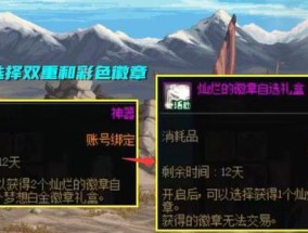 dnf白金徽章如何镶嵌？传承装备上镶嵌白金徽章的步骤是什么？