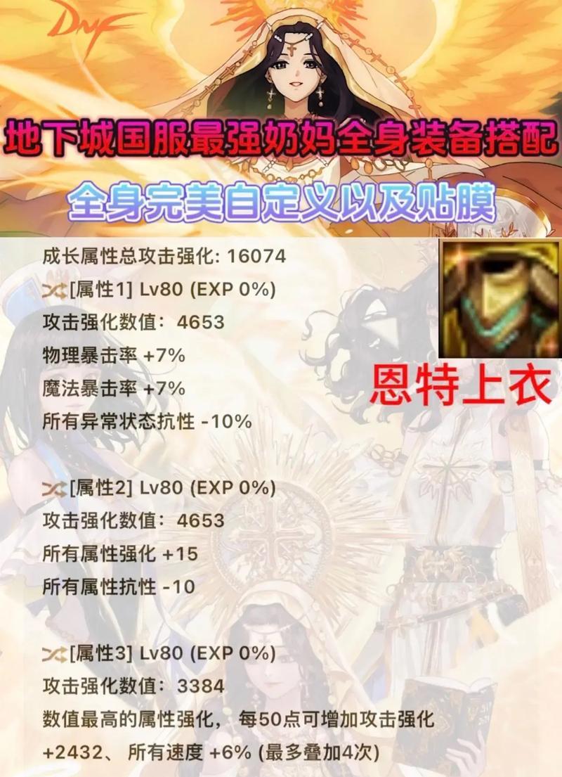 dnf奶妈恶魔流派装备如何搭配？最佳装备组合是什么？  第2张