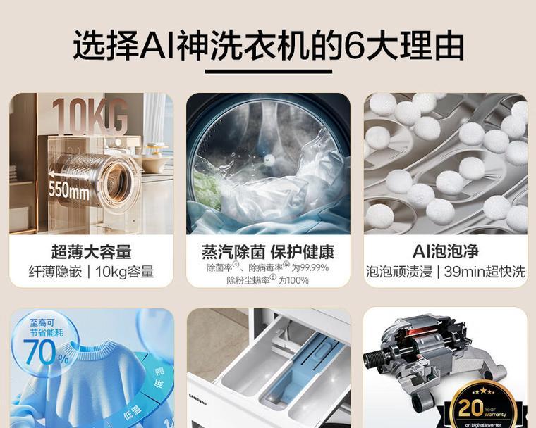 三星洗衣机标准洗热水原因是什么？热水洗涤有何优势？  第3张