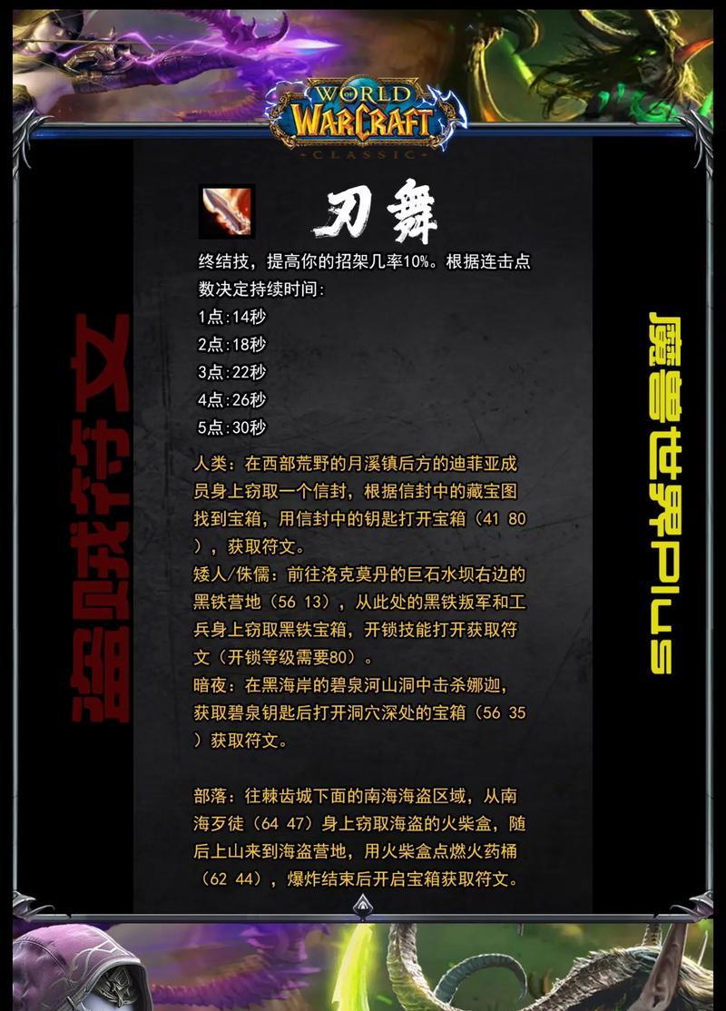 魔兽plus中盗贼t的玩法是什么？有哪些技巧？  第2张