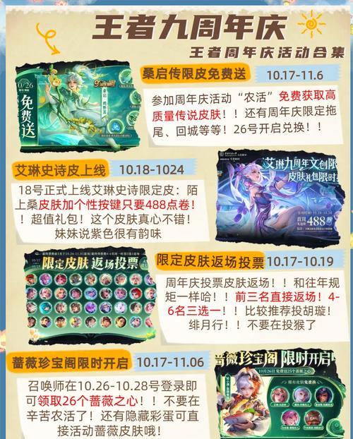 王者荣耀周年庆具体时间是什么时候？  第1张