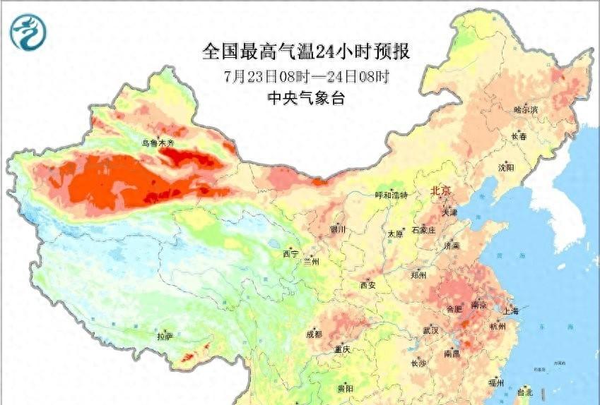 本轮降雨形势已转变，南方降雨减少北方增多，高温过程将达到顶点  第1张
