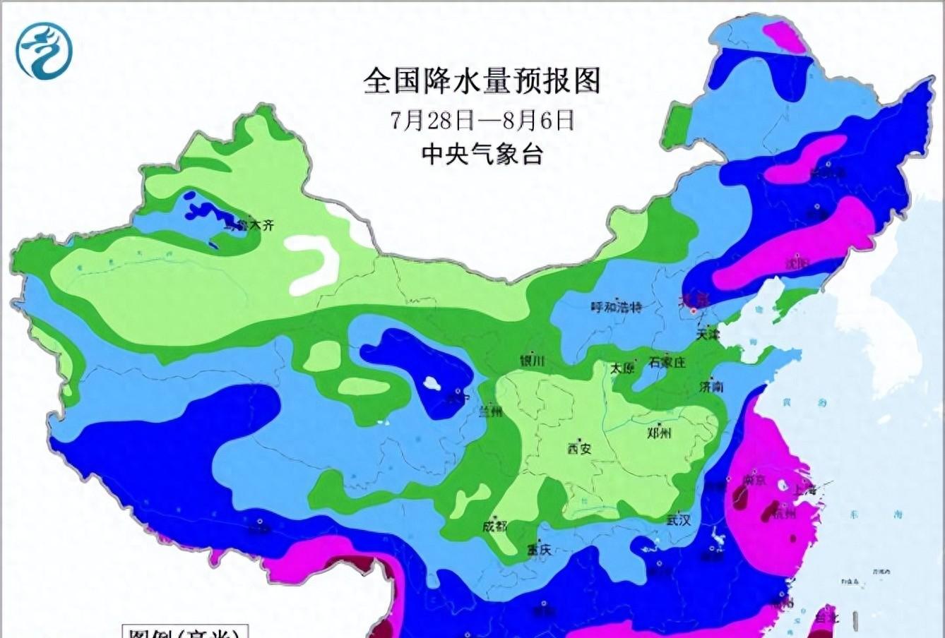 陕西省！今天7月29号，新一轮降雨中心已定，中雨小雨分布如下！  第1张