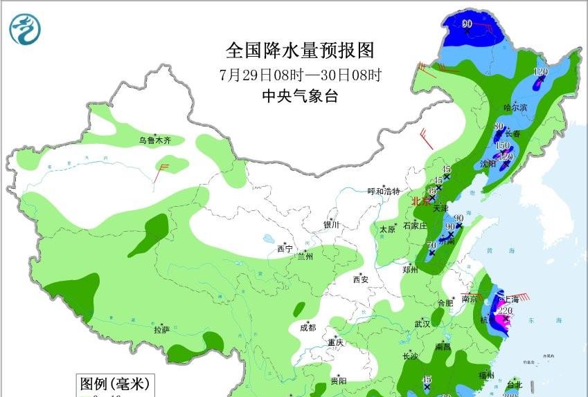 陕西省！今天7月29号，新一轮降雨中心已定，中雨小雨分布如下！  第4张