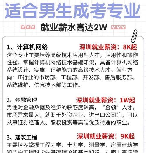 如何选择高薪前途光明的专业（专业选择指南）  第2张