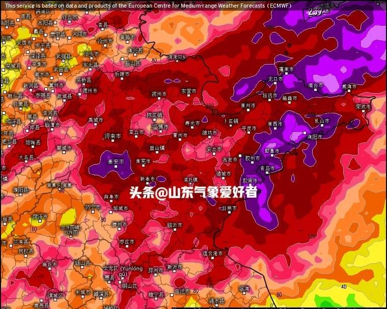 22日起山东降雨偏多，月底冷槽制造冷空气降温，暴雨再次来袭！  第9张