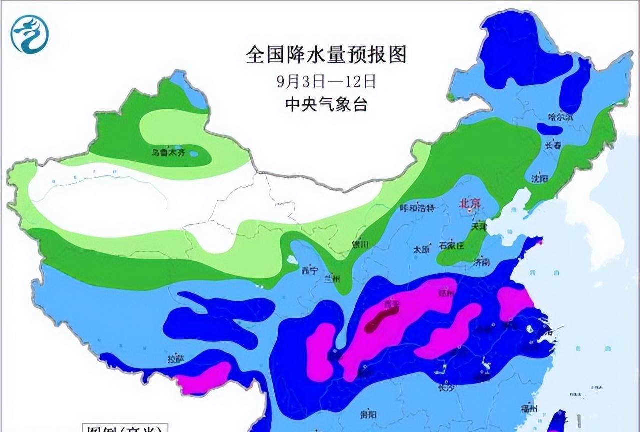 新一轮强降雨中心已确定！明天9月4日天气预报，大雨暴雨分布如下  第5张