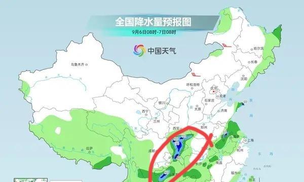 冷空气持续东移，新一轮降雨无缝衔接，明天7号大雨暴雨分布如下  第5张