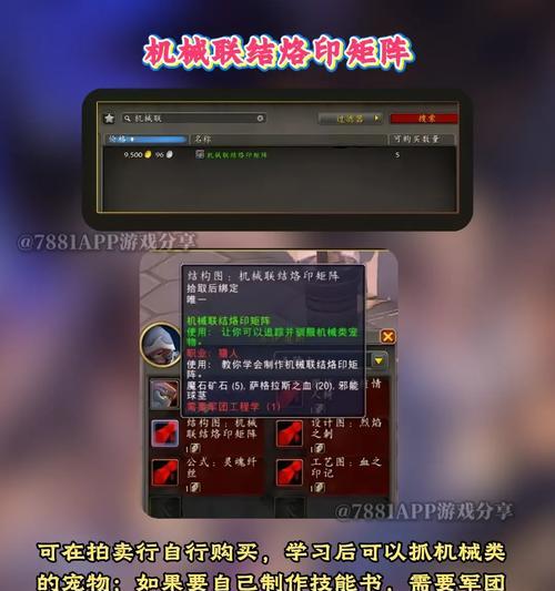 《猎人必看！魔兽世界宠物大全及获取方式详解》  第2张